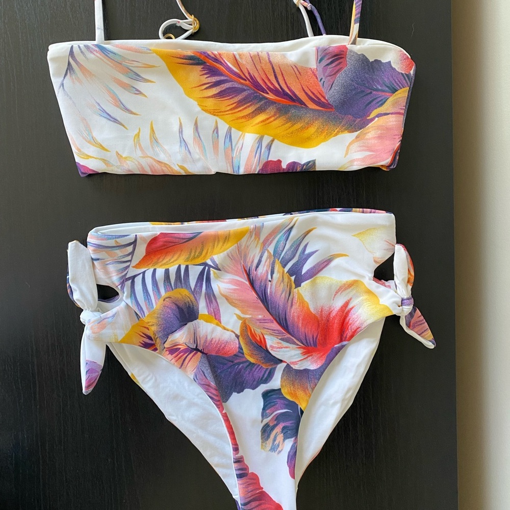 L*space bikini set in Sunset Palm Print